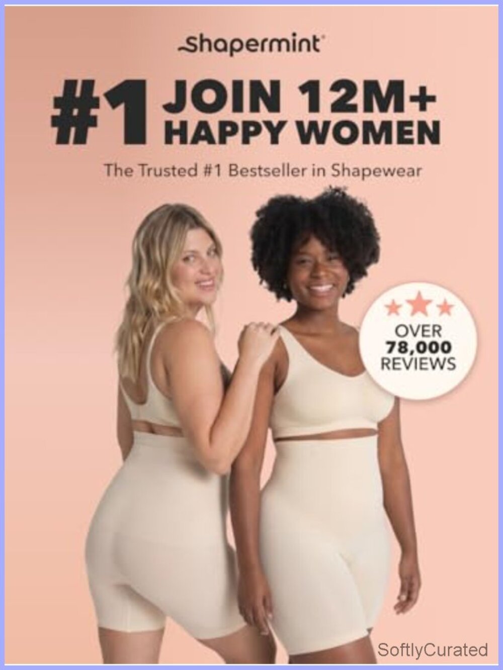 High-Waisted Tummy Control Shapewear Shorts Thigh Slimmer Seamless - Picture 2 of 6